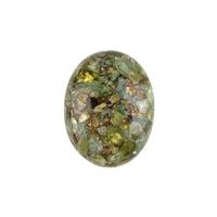 19.2cts Copper Mojave Peridot 22x17mm Oval  (R)