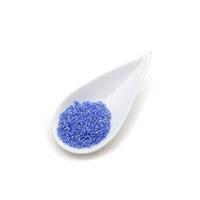Miyuki Lined Crystal/Medium Blue Lustre 11/0 Delica Beads Approx. 7.2GM