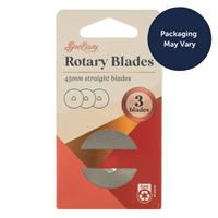 Set of Three Rotary Cutter Spare Blades 45mm
