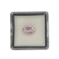 1.80cts Pink Fluorite Approx 9x7mm Oval (N)