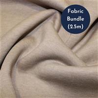 Sweatshirting Beige Fabric Bundle (2.5m)
