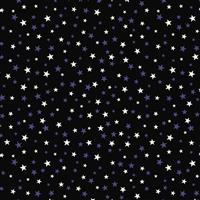 Lewis & Irene Haunted House Stars Black Fabric 0.5m