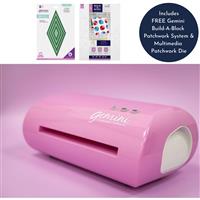 Gemini Die Cutting and Embossing Machine with FREE Gemini Build-A-Block Patchwork System & Multimedia Patchwork Die