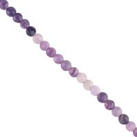 25cts Flourite Faceted Coins Approx 4mm, 38cm 
