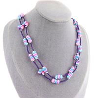 Clay Metallic Heshis & Shape Beads with 24 Compartment Box Approx 19x13cm-Pastel and Metallic Colours