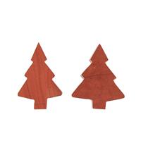 150cts Red Jasper Plain Christmas Tree Shape Gemstones.(Pack of 2)