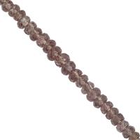 25cts Colour Change Garnet Faceted Rondelles Approx 2.6x1mm to 4x2mm 20cm Strand