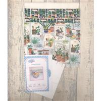 Living in Loveliness Storage Basket Kit; Pattern & Fabrics Garden Design 