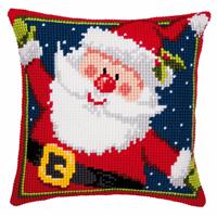 Father Christmas Needlepoint Cushion Kit