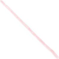 20cts Rose Quartz Cuboids Approx 2x4mm, 38cm