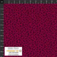 Colour Harmony Seed Swirls Deep Red Fabric 0.5m