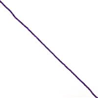 20cts Amethyst Plain Rounds Approx 3mm, 38cm Strand