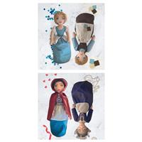 Amber Makes Topsy Turvy Doll Kit Bundle: Little Red Riding Hood & Cinderella Special Price