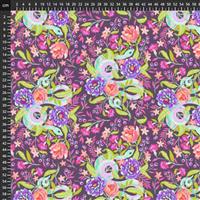 Tula Pink Moon Garden Collection Hissy Fit Dusk Fabric 0.5m