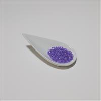 Dyed Lilac Delicas Seed Beads 11/0 Approx 7.2gm (Silk Inside)