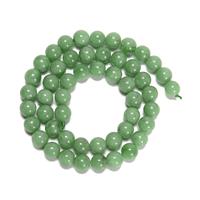 160cts Vivid Green Angelite Plain Rounds Approx 8mm, 38cm Strand