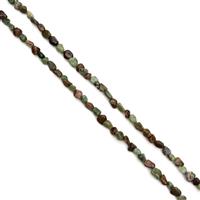 342cts Green Opal Nuggets Approx 5x6 - 7x10mm, 60" Endless Necklace