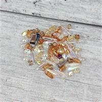 Preciosa Ornela Trade Mark Bead Mix - Metallic Crystal(20g)