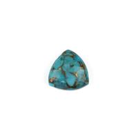 9.25cts Copper Mojave Turquoise 15x15mm Triangle  (R)