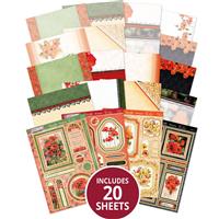 Deluxe Craft Pads - Poppy Wishes, Inc; Craft Pad,Foiled & Die Cut Toppers, Cardstock & Inserts 