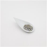 2/0 Chalk Lazure BL Seed Beads Approx 20GM Tube