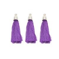 Purple Tassel, 30mm, 3pcs