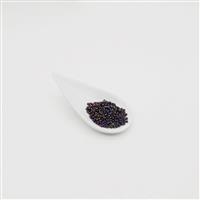 Seed Beads 8/0 Metallic Purple Iris (approx. 50g pack)