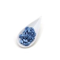 Navette Beads - Jet Suede Blue, 6x12mm (25GM)