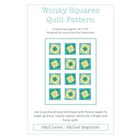 Sewmotion Wonky Squares Lap Quilt Pattern 45” x 59”