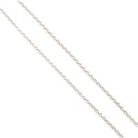 925 Sterling Silver Cable Chain Approx 45cm/18"