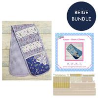 Living In Loveliness Country Beige Hedgerow Anne Oven Gloves Kit Panel & Instructions
