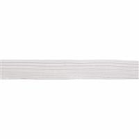 White Braided Elastic 1m x 13mm