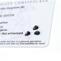 0.7cts Nigerian Sapphire 5x3mm Fancy Pack of 3 (N)