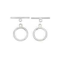 925 Sterling Silver Lightweight Toggle Clasp Bundle (2pcs)