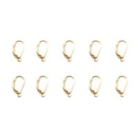 925 Gold Plated Sterling Silver Leverback Earrings Approx 16mm (5 Pairs)