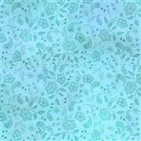 Jason Yenter Resplendent Collection Delicate Turquoise Fabric 0.5m