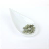 15ts Labradorite Smooth Rondelles with 2mm Drill Hole, Approx 6mm (20pcs)​