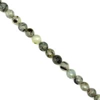 270cts Prehnite Faceted Rounds Approx 10mm, 38cm Strand