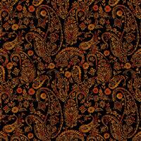 Jason Yenter Resplendent Collection Paisley Brown Fabric 0.5m