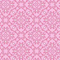 Henry Glass Heart & Soul in Pink Pattern Fabric 14m Bolt