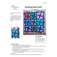 Suzie Duncan Escaping Geese Quilt Instructions