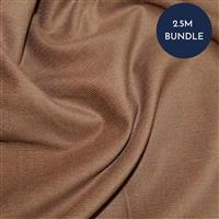 Cotton 21 Wale Corduroy Brown Fabric Bundle (2.5m)