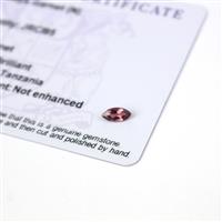 0.3cts Malaya Garnet 7x3.5mm Marquise  (N)