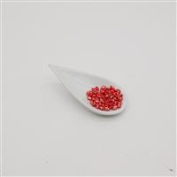 GemDuo Beads - Gold Splash Red Opaque, 8x5mm (8GM/TB)