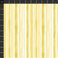 Henry Glass Misty Morning Yellow Stripes Fabric 0.5m