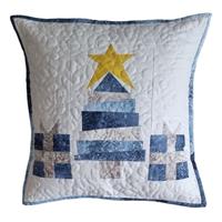 Jenny Jackson Blue Christmas FPP Block/Cushion Kit: Instructions & Fabric (1m) & 5 x F8s