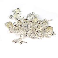 Silver Plated Base Metal Cups with Pegs (20pcs)