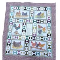 Nifty Needles The Hen Party Quilt Kit: 7 Instructions, 5" Charm Pack & Fabrics (2.5m)