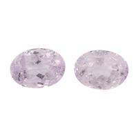 2cts Minas Gerais Kunzite 7x5mm Oval Pack of 2 (N)