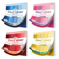 Duo Colour Paper Pads - Ultimate Collection, Contains all 4 Duo Colour Paper Pads